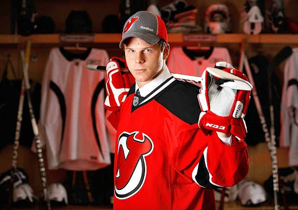 Ben Johnson of the New Jersey Devils
